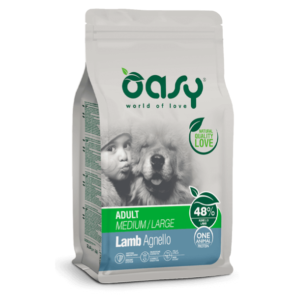 OASY DOG 12KG ADULT AGNELLO