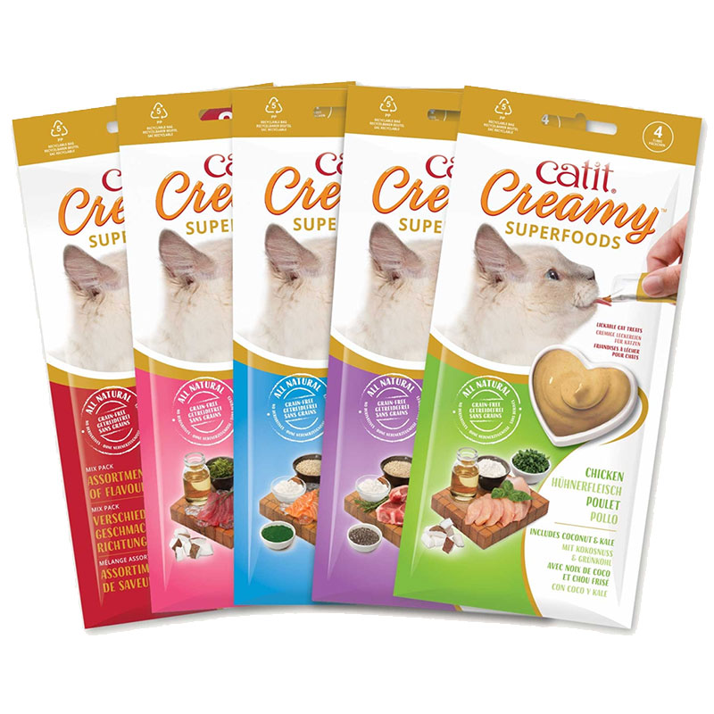 Snack Catit Creamy Superfood 4X10G