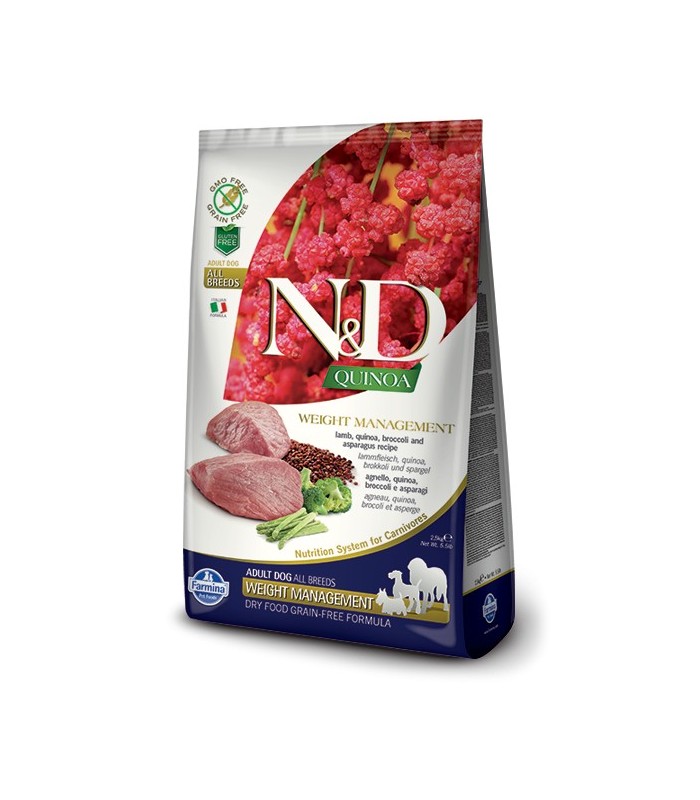FARMINA ND QUINOA 2.5KG WEIGHT MANAGEMENT MINI AGN