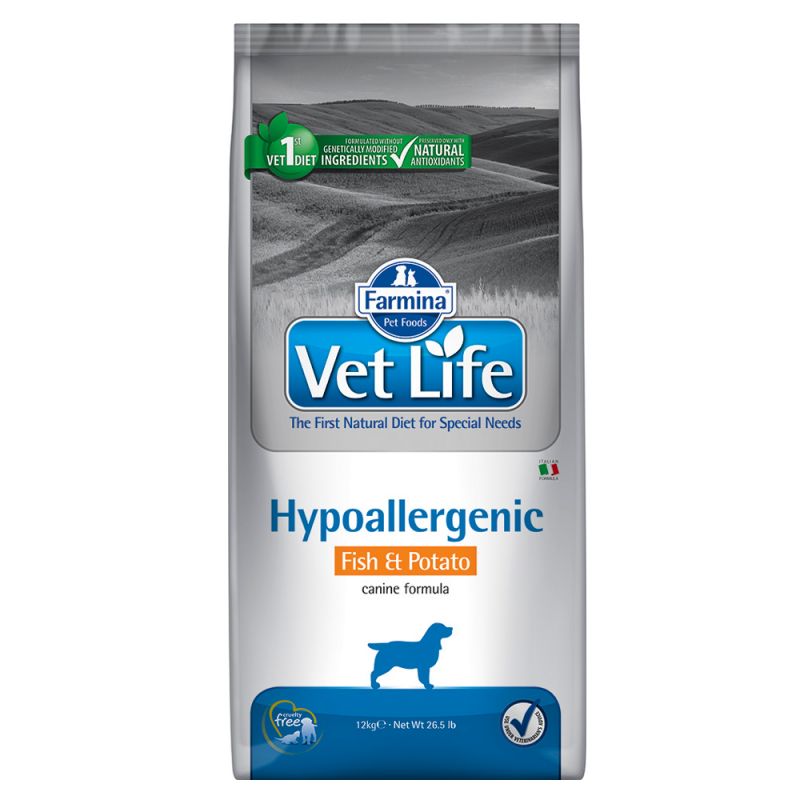 FARMINA VET LIFE CANE 2KG HYPOALLERGENIC PESCEPATA