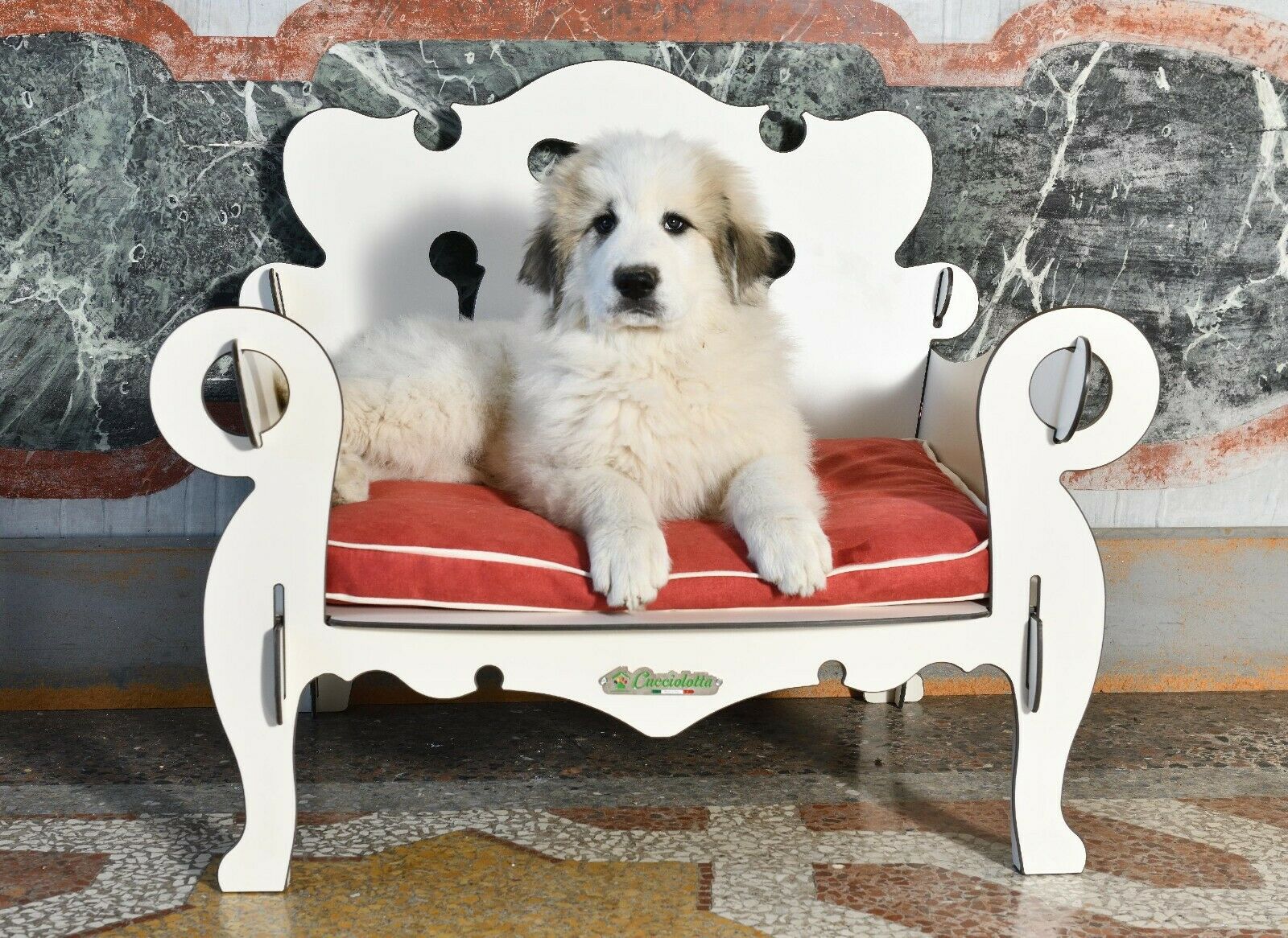 POLTRONA IN HPL BIANCO