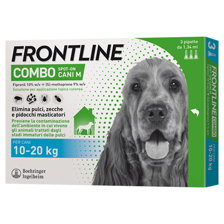 Frontline combo spoton 10 20kg 3 pipette