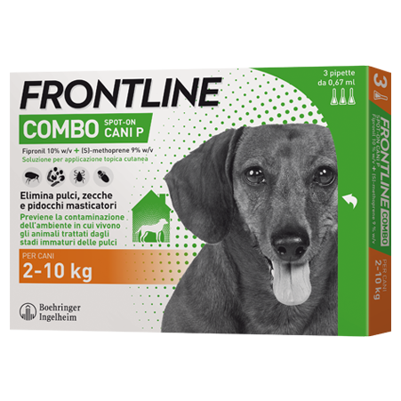 FRONTLINE COMBO SPOTON 2 10KG 3 PIPETTE