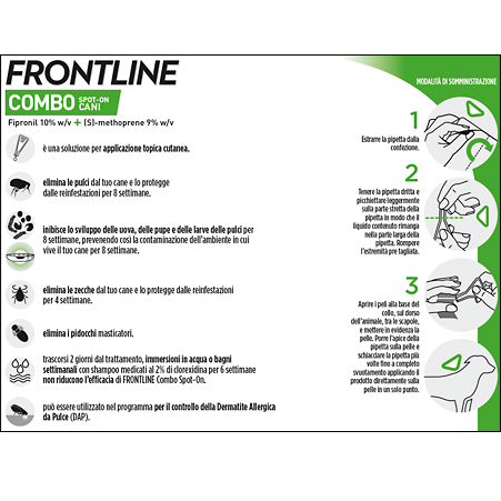 FRONTLINE COMBO SPOTON 2 10KG 3 PIPETTE