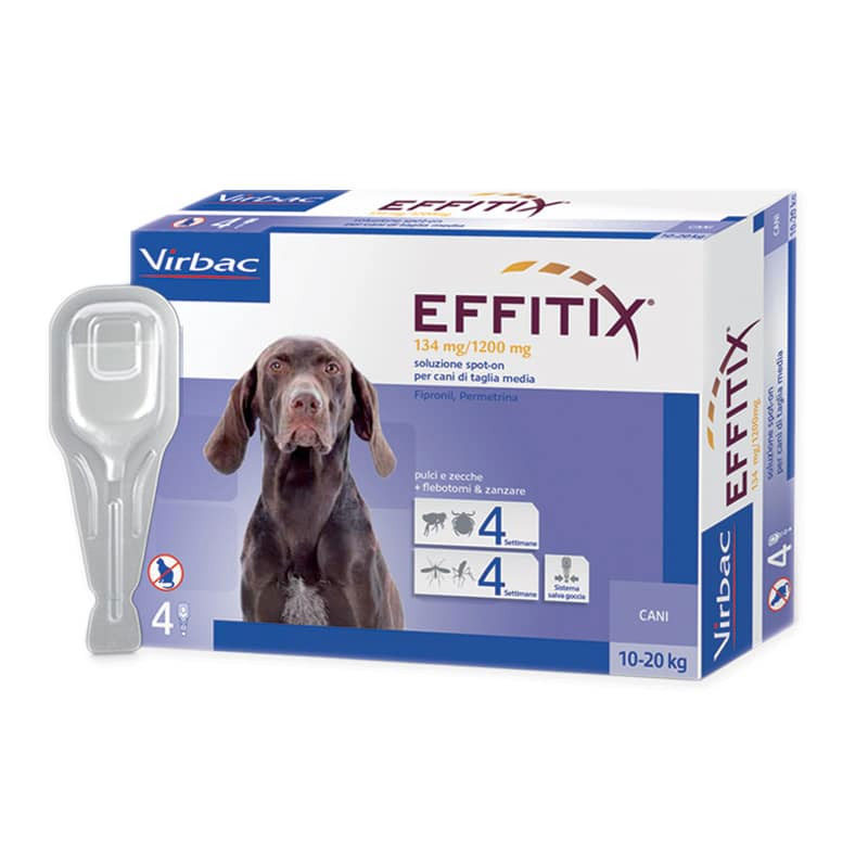 EFFITIX CANI MEDIUM 10 20KG 4 PIPETTE